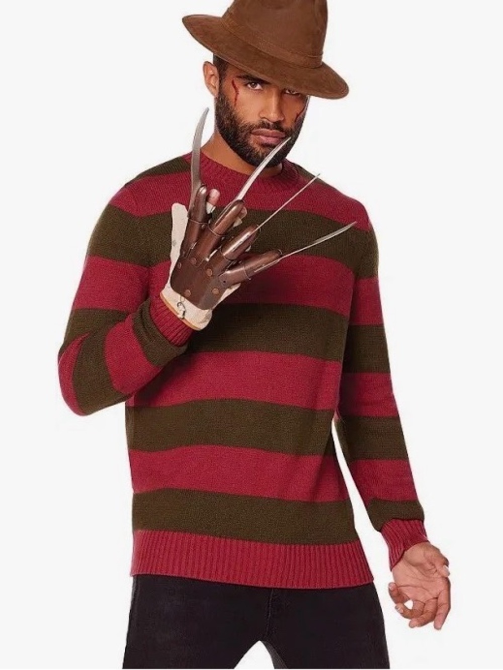 Freddy Krueger Nightmare on Elm Street Sweater for Halloween Costume